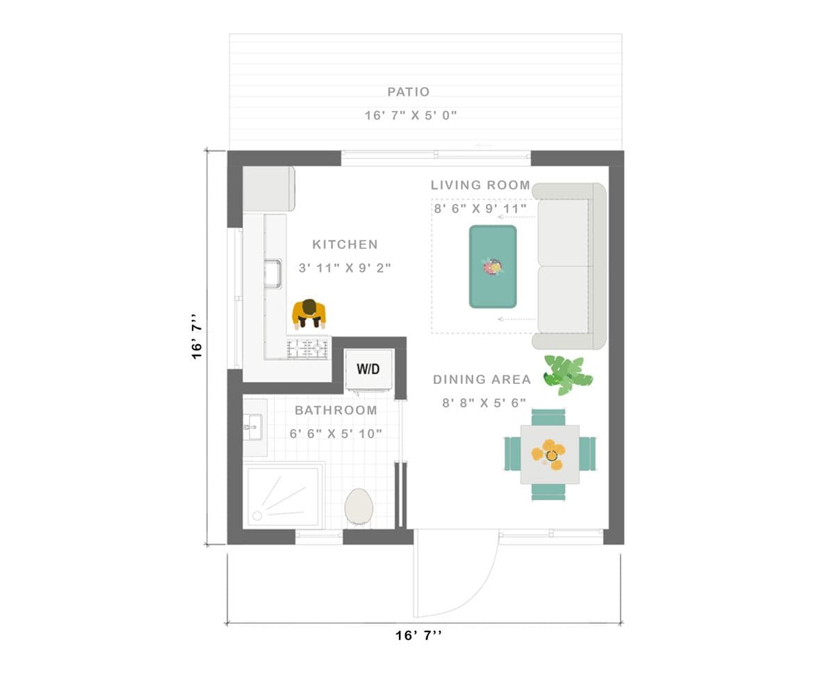 The Nook Floor Plan