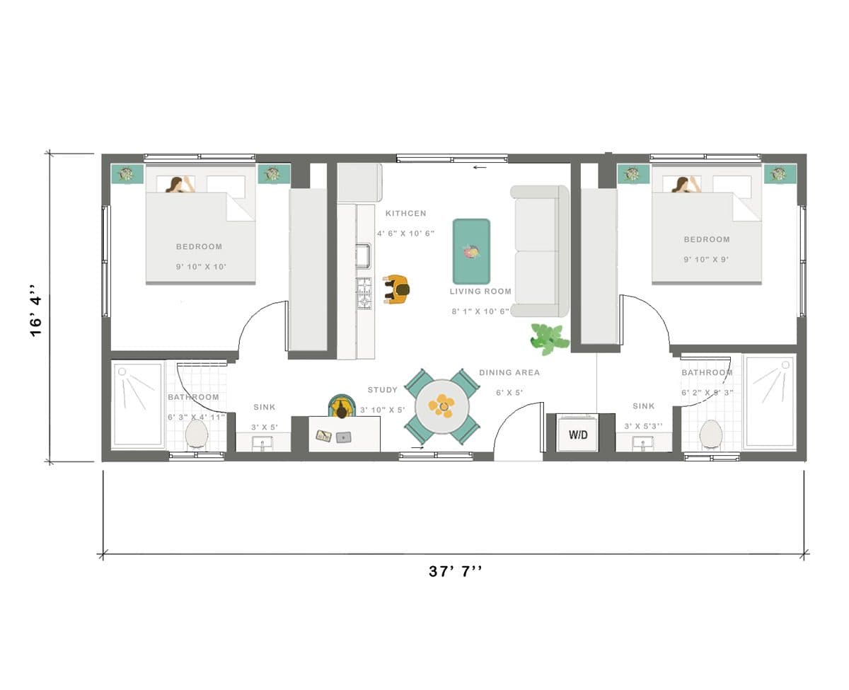 The Pair Floor Plan 1