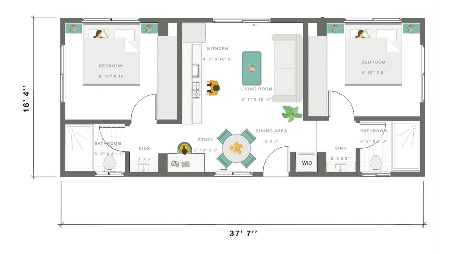The Pair Floor Plan 2
